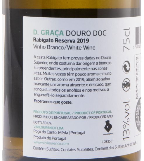 2019 D. Graça Rabigato white