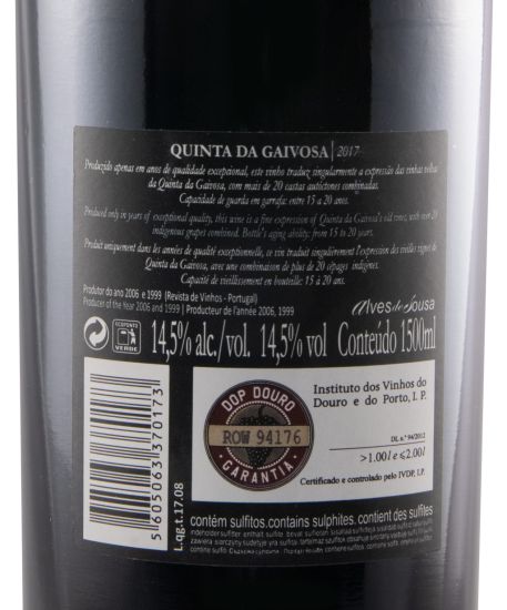2017 Quinta da Gaivosa tinto 1,5L