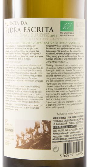 2019 Quinta da Pedra Escrita organic white
