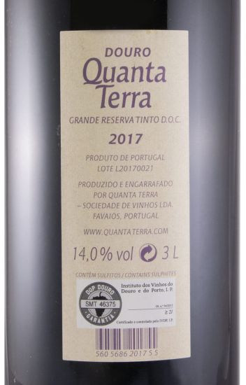 2017 Quanta Terra Grande Reserva tinto 3L