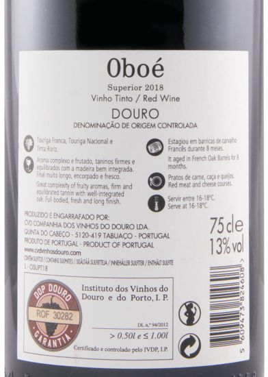 2018 Oboé Superior red