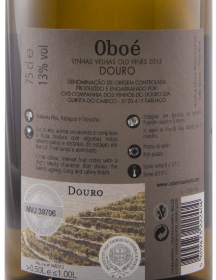 2015 Oboé Vinhas Velhas white