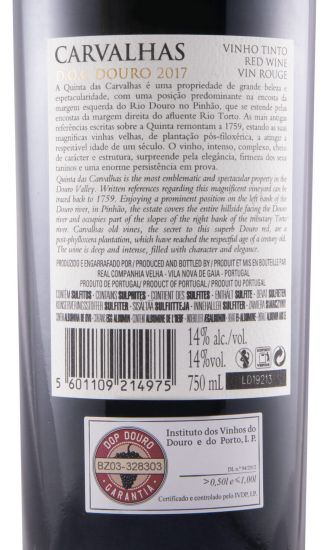 2017 Carvalhas Vinhas Velhas red