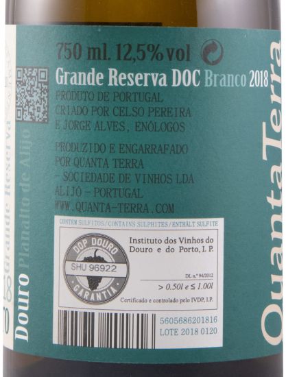 2018 Quanta Terra Grande Reserva branco