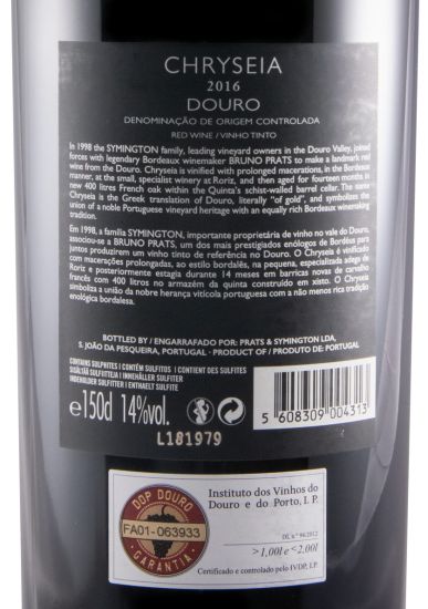 2016 Chryseia tinto 1,5L