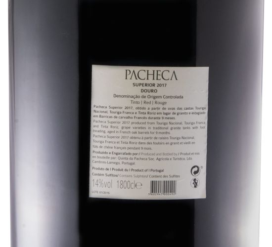 2017 Pacheca Superior tinto 18L