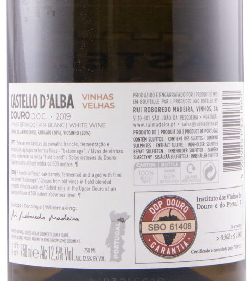 2019 Castello D'Alba Vinhas Velhas white