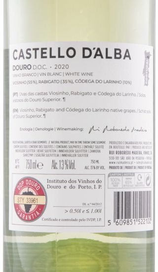 2020 Castello D'Alba white