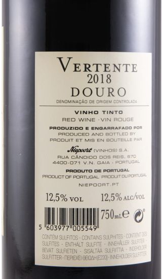 2018 Niepoort Vertente red