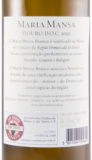 2020 Quinta do Noval Maria Mansa branco