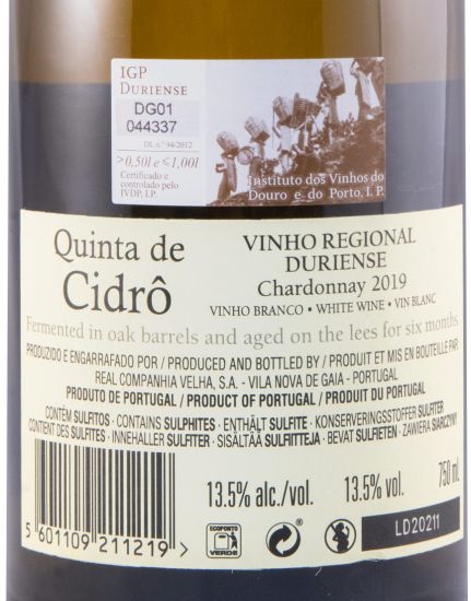 2019 Quinta de Cidrô Chardonnay branco