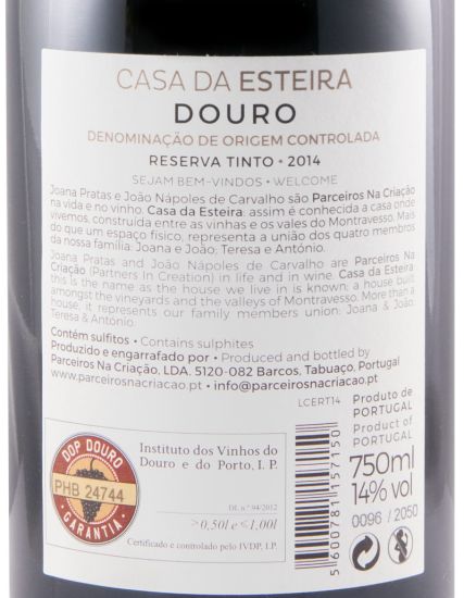 2014 Casa da Esteira Reserva red