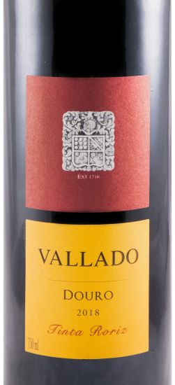 2018 Vallado Tinta Roriz red