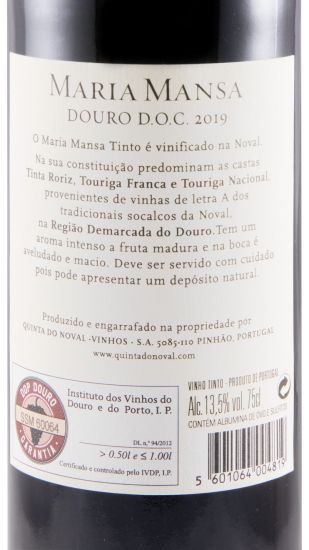 2019 Quinta do Noval Maria Mansa red