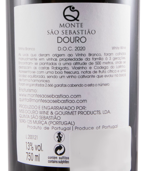 2020 Monte São Sebastião white