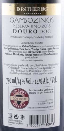 2015 Gambozinos Reserva red