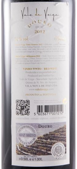 2012 Vale da Veiga Reserva red
