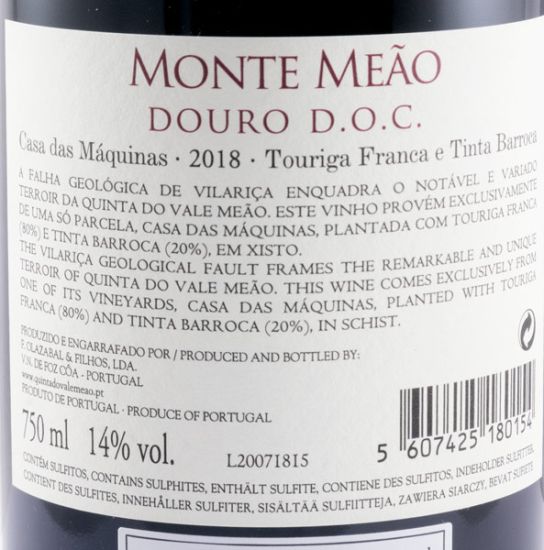 2018 Monte Meão Casa das Máquinas tinto