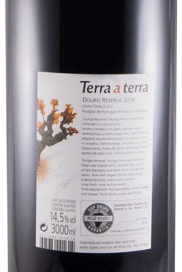 2016 Terra a Terra Reserva red 3L