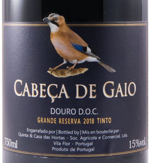 2018 Cabeça de Gaio Grande Reserva red