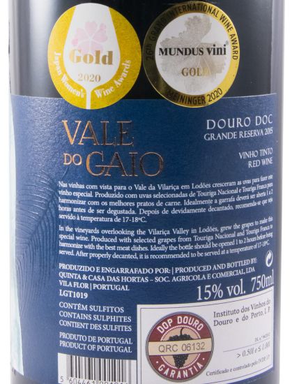 2015 Vale do Gaio Grande Reserva tinto