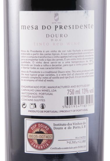 2019 Mesa do Presidente Douro Colheita red