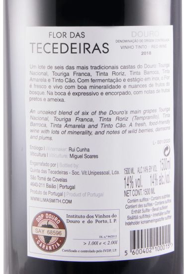 2018 Flor das Tecedeiras red 1.5L