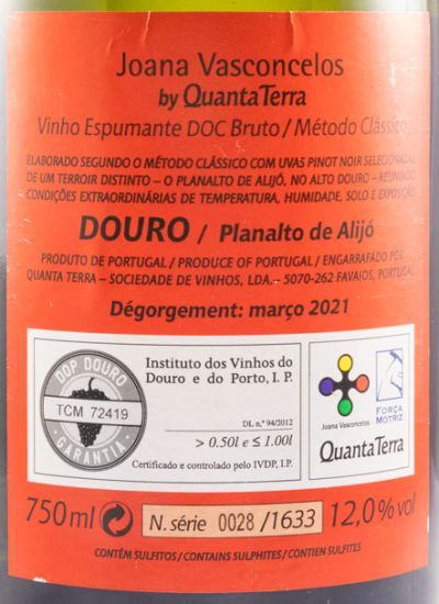 Conjunto Espumantes Joana Vasconcelos by Quanta Terra 3x75cl