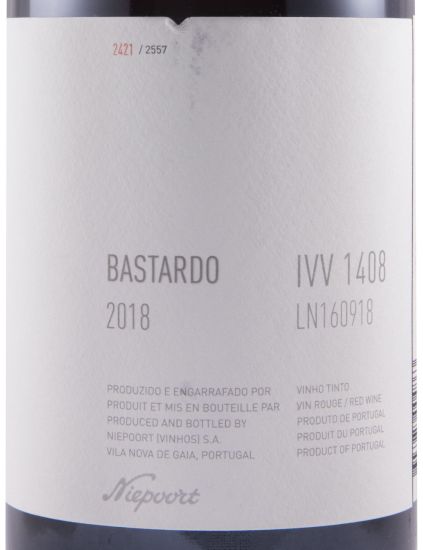 2018 Niepoort Bastardo tinto
