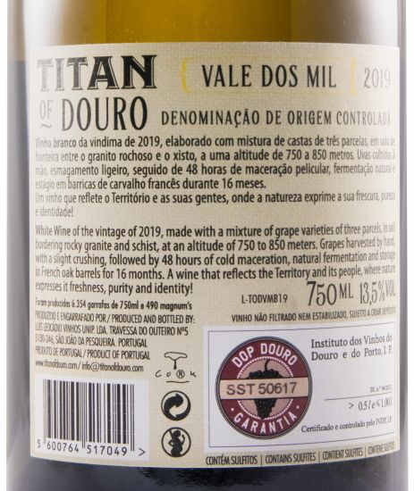 2019 Titan of Douro Vale dos Mil branco
