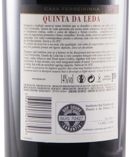 2018 Casa Ferreirinha Quinta da Leda tinto 1,5L