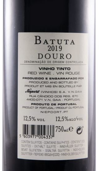 2019 Niepoort Batuta tinto