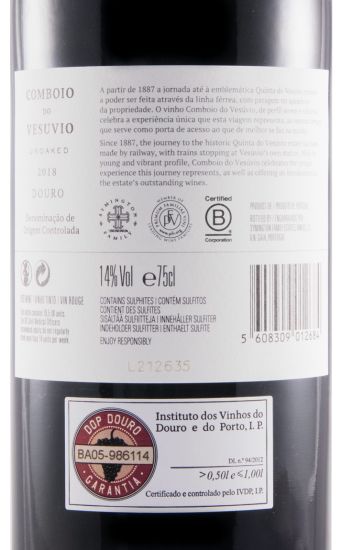 2018 Comboio do Vesuvio tinto