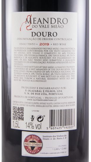 2019 Meandro do Vale Meão red 1.5L