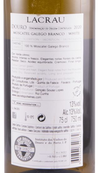 2020 Lacrau Moscatel Galego branco