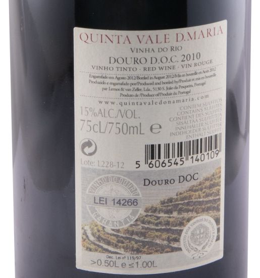 2010 Quinta Vale D. Maria Vinha do Rio tinto