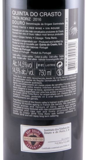 2016 Quinta do Crasto Tinta Roriz tinto