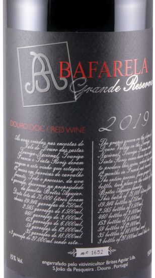2019 Bafarela Grande Reserva tinto 1,5L