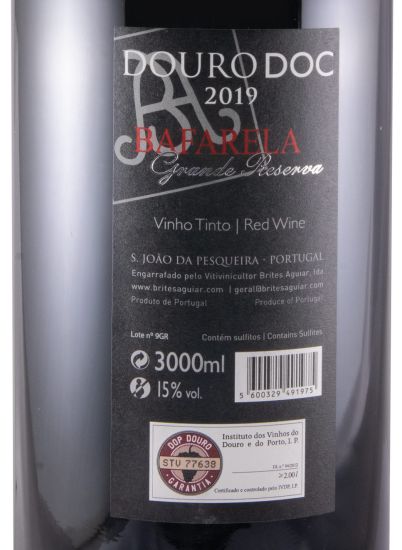 2019 Bafarela Grande Reserva tinto 3L