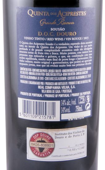 2015 Quinta dos Aciprestes Sousão Grande Reserva tinto