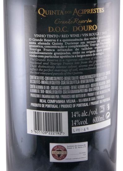 2015 Quinta dos Aciprestes Grande Reserva red 6L