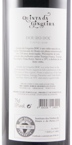 2019 Quinta da Gingeira red