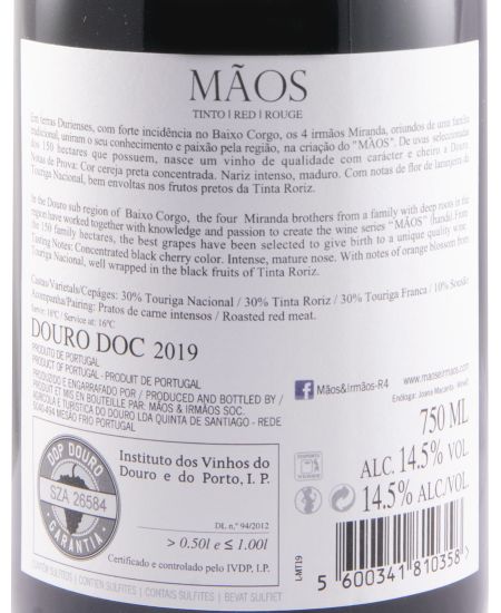 2019 Mãos red