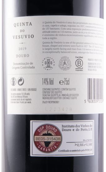 2019 Quinta do Vesuvio red