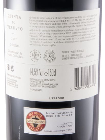 2017 Quinta do Vesuvio red 1.5L
