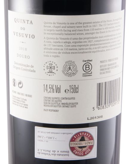 2018 Quinta do Vesuvio red 1.5L