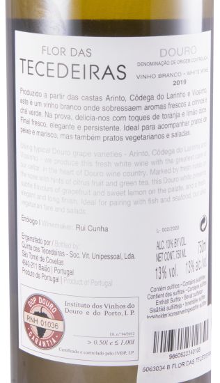 2019 Flor das Tecedeiras white