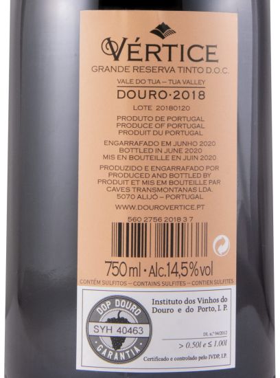 2018 Vértice Grande Reserva red