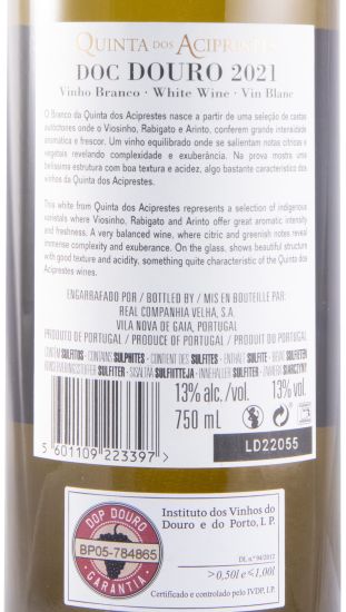 2021 Quinta dos Aciprestes branco