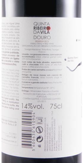 2013 Quinta Ribeiro da Vila red
